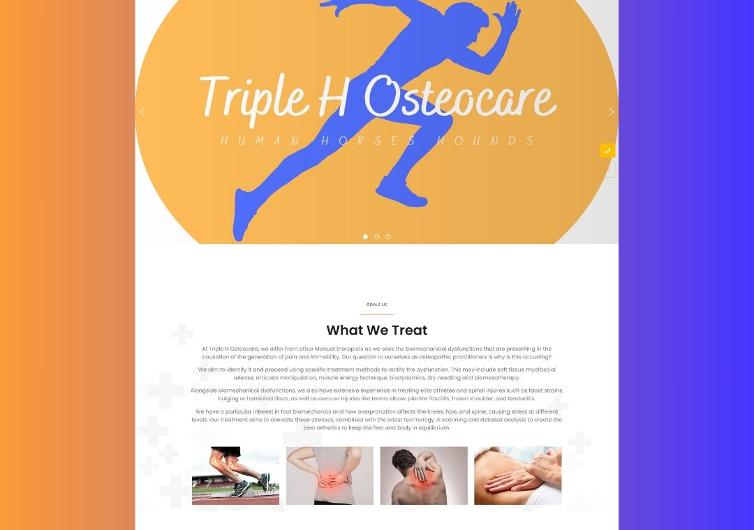 Osteopath Web Design Kincumber, Central Coast | Contact Us