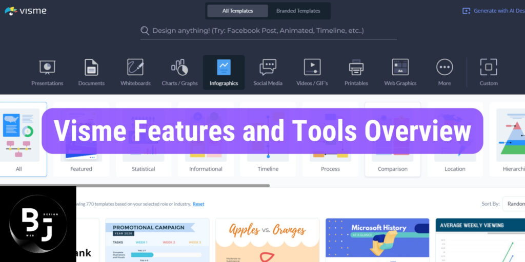 Visme Features and Tools Overview​