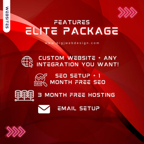 Elite Package - Big J Web Design